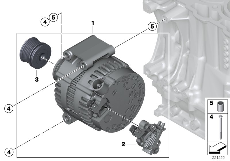 PEUGEOT 12317575518 - Ремъчна шайба, генератор vvparts.bg