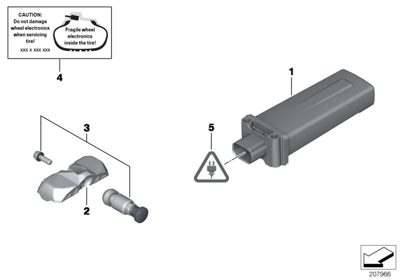 BMW 36106856227 - Датчик на колелото, контролна система за налягане в гумите vvparts.bg