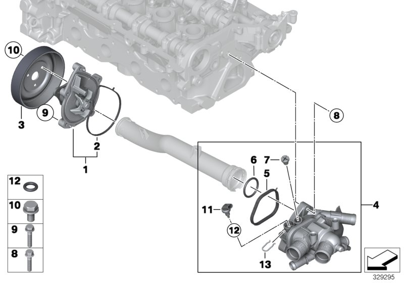 Mini 11 51 7 648 827 - Водна помпа vvparts.bg