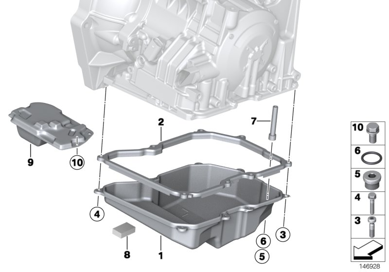 Mini 24 34 7 566 358 - Хидравличен филтър, автоматична предавателна кутия vvparts.bg