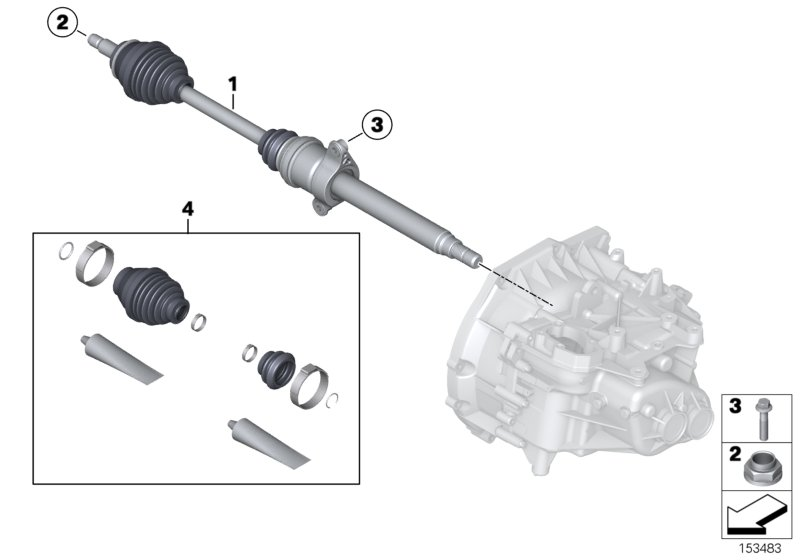 BMW 31608605468 - Каре комплект, полуоска vvparts.bg