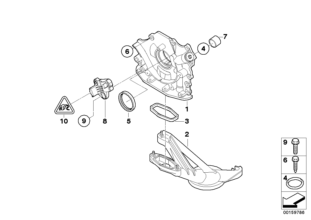 Mini 11417805989 - Всмукателна тръба, маслена помпа vvparts.bg