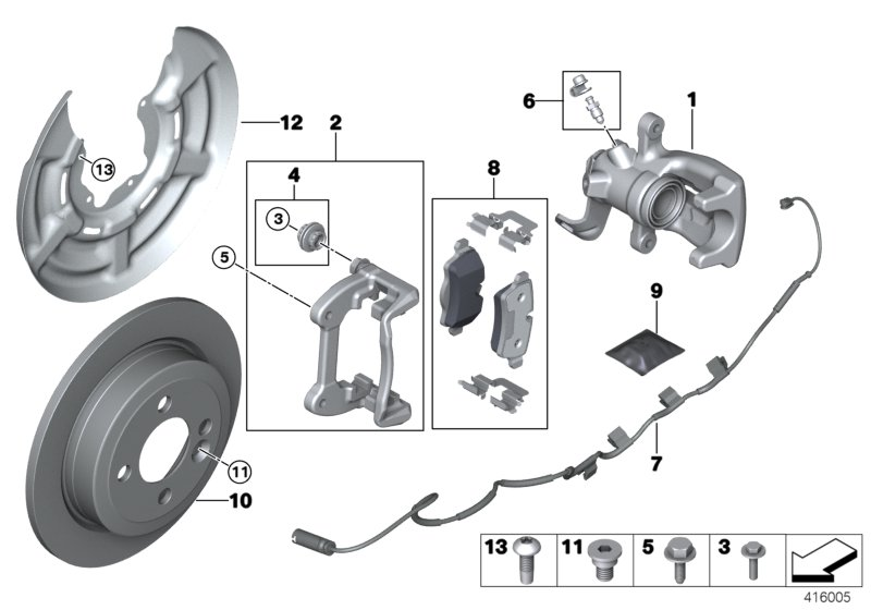 Mini 34216778327 - Комплект спирачно феродо, дискови спирачки vvparts.bg