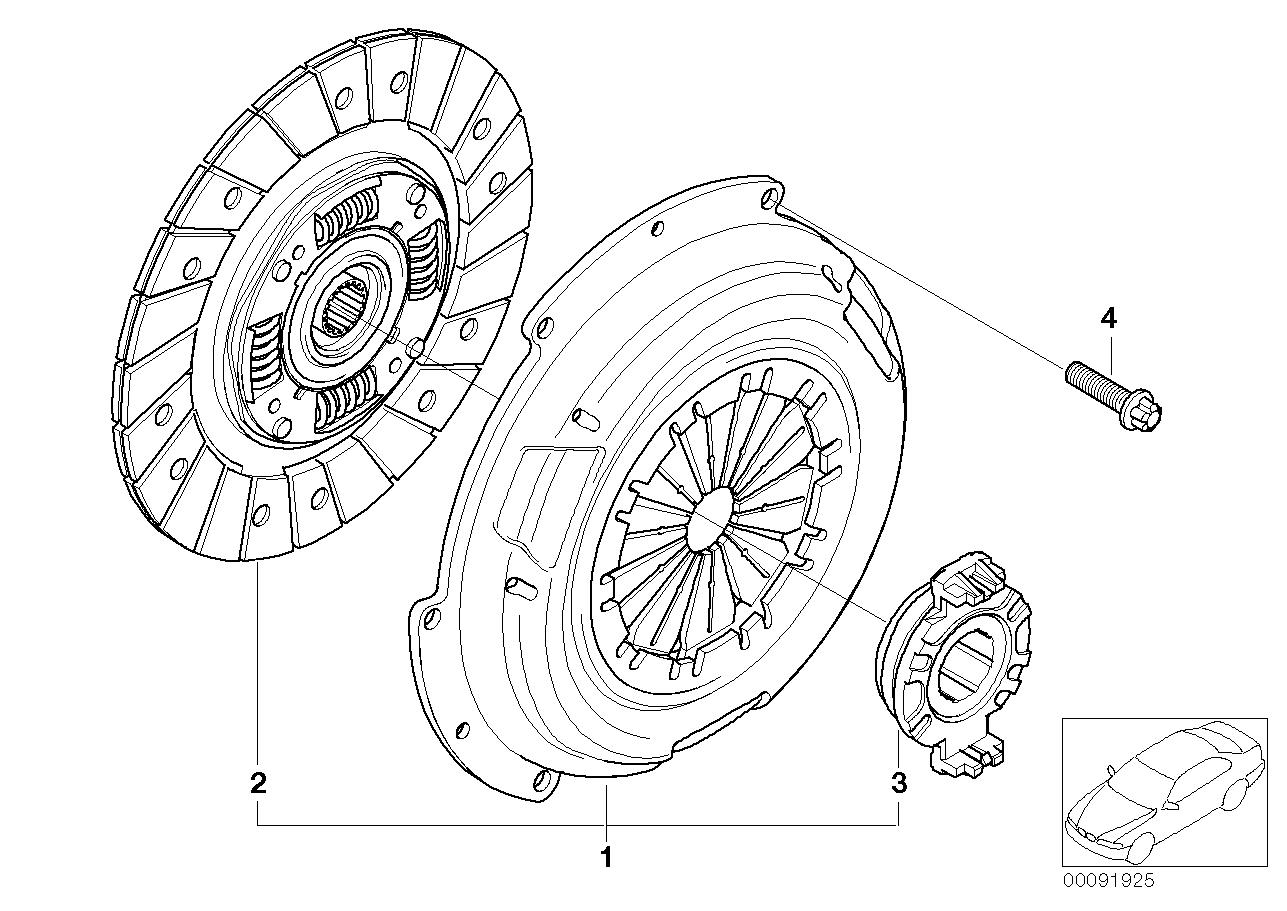 BMW 21 51 1 044 092 - Аксиален лагер vvparts.bg