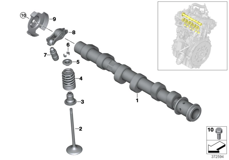 BMW 11 33 8 679 835 - Повдигач на клапан vvparts.bg