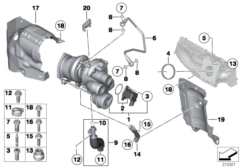 Mini 11657534454 - Oil pipe vvparts.bg