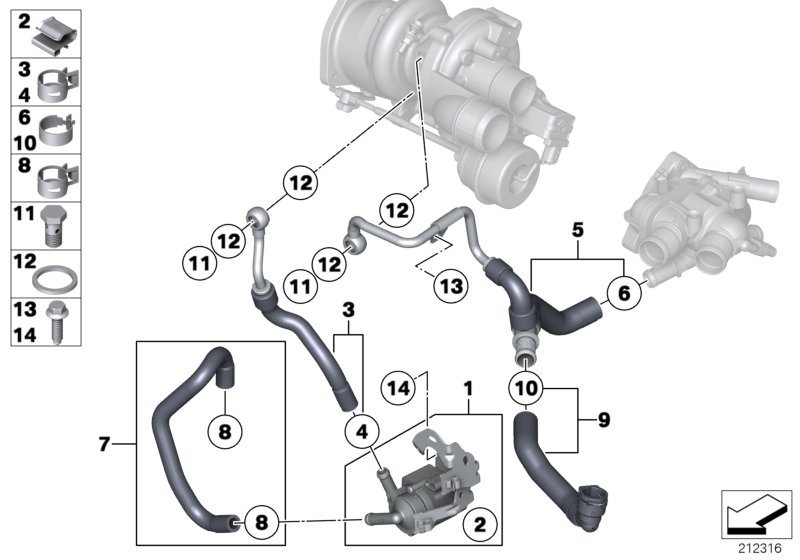 BMW 11317542856 - Комплект ангренажна верига vvparts.bg