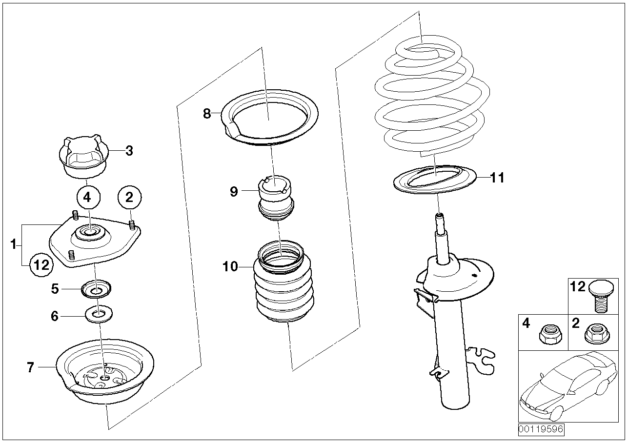 BMW 31 30 6 778 833 - Тампон на макферсън vvparts.bg