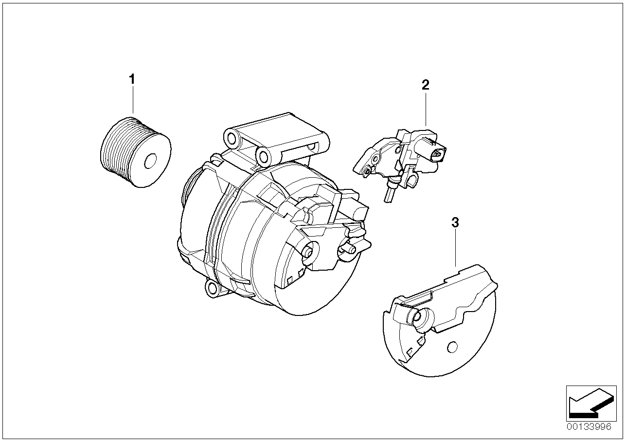 Mini 12 31 7 531 386 - Регулатор на генератор vvparts.bg