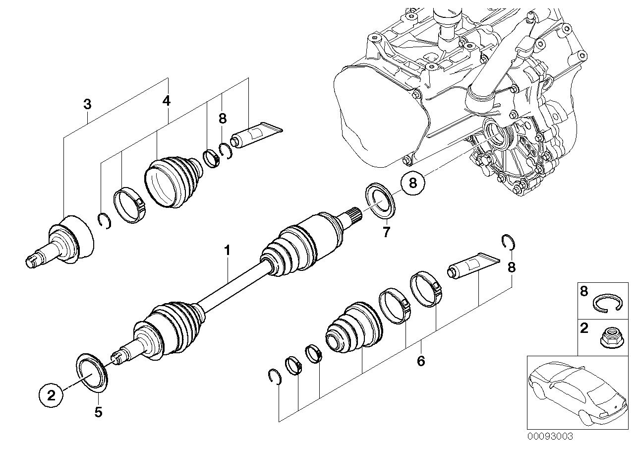 Alfa Romeo 31607518245 - Маншон, полуоска vvparts.bg