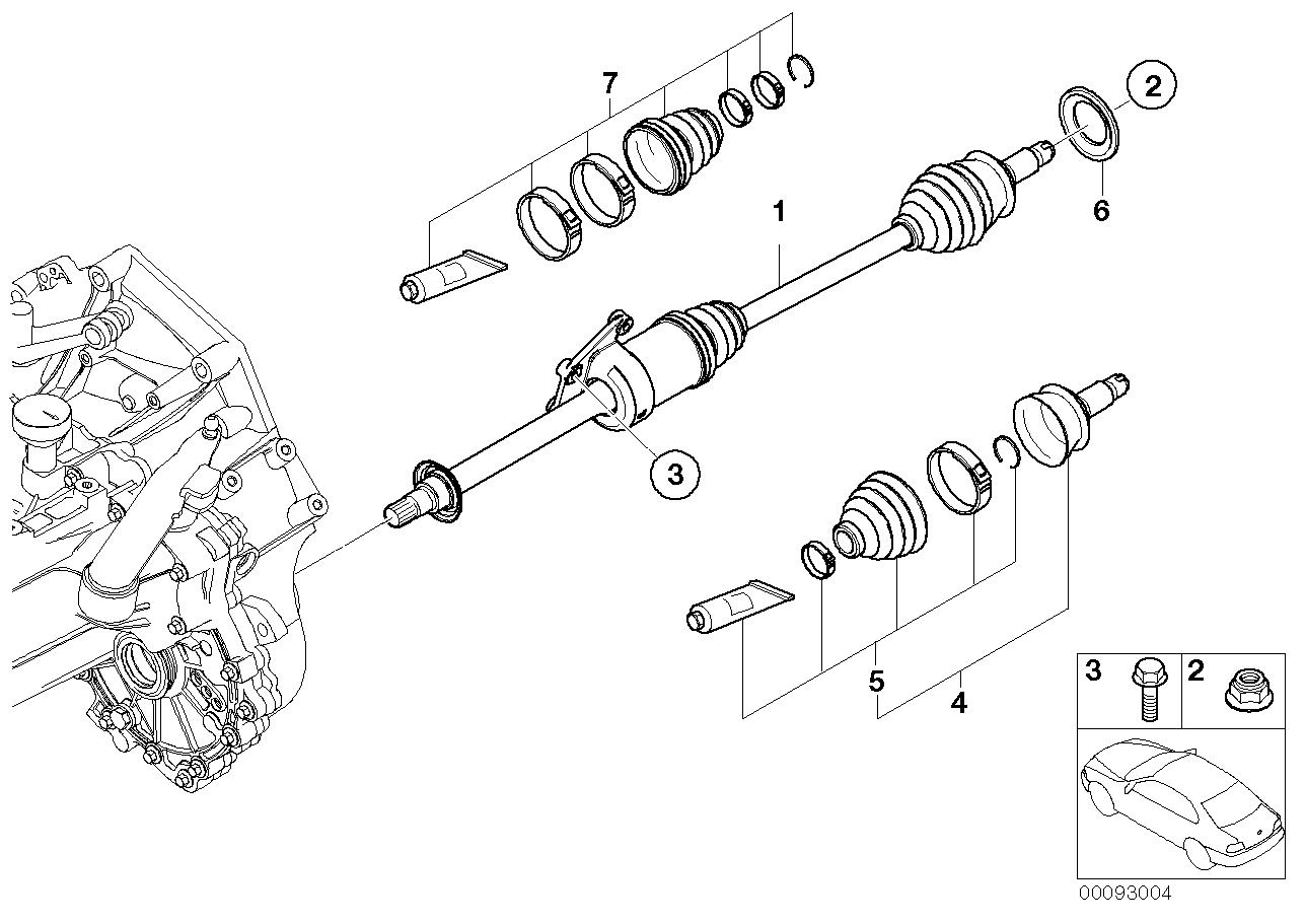 TOYOTA 31607518258 - Маншон, полуоска vvparts.bg