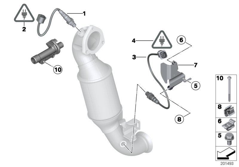 BMW 11787549860 - Ламбда-сонда vvparts.bg