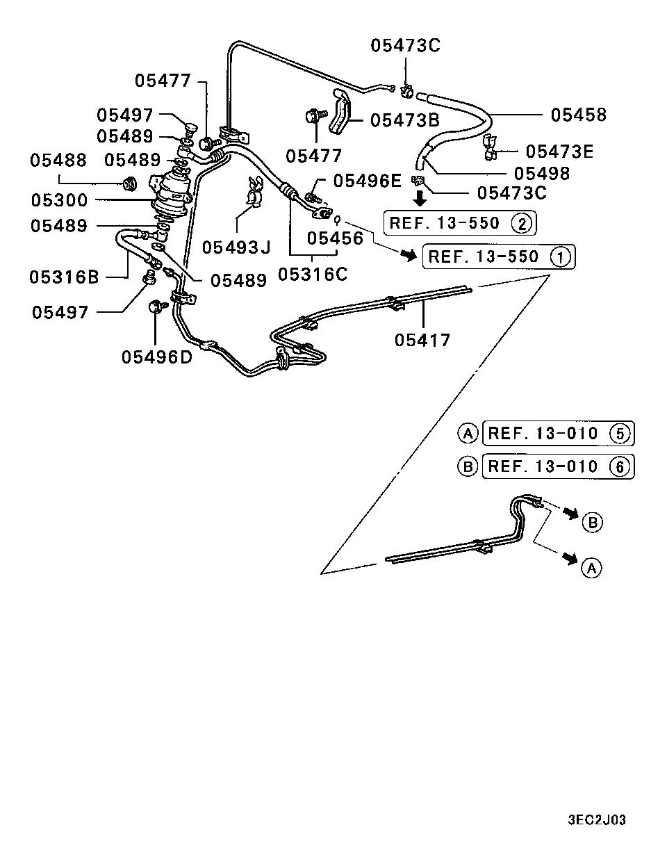 Mitsubishi MB504757 - Горивен филтър vvparts.bg