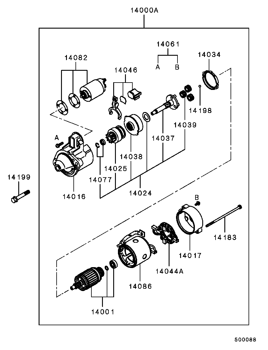 Mitsubishi MD 315 548 - Стартер vvparts.bg