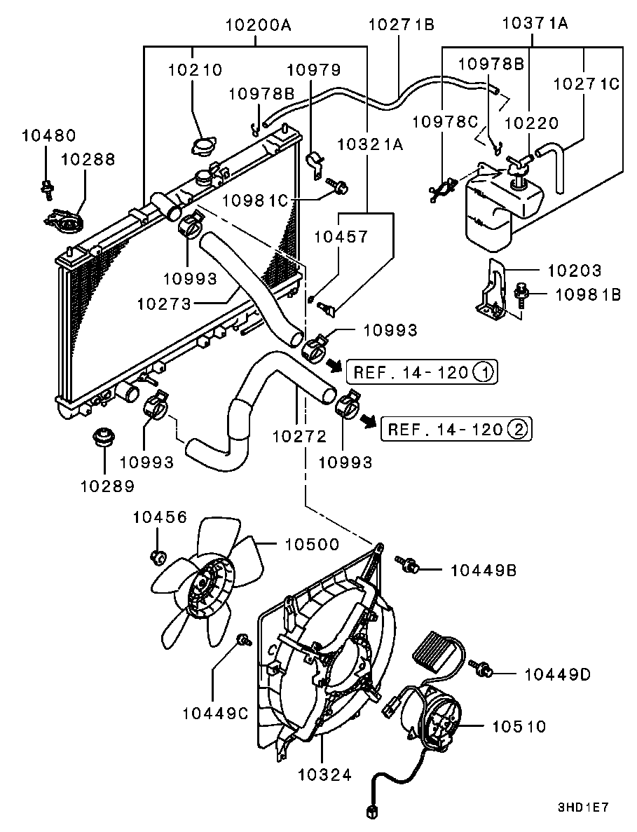 Mitsubishi MR481216 - Капачка, радиатор vvparts.bg