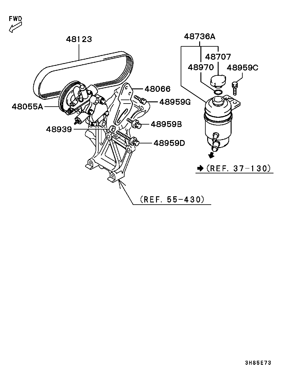 Mitsubishi MD337406 - Пистов ремък vvparts.bg