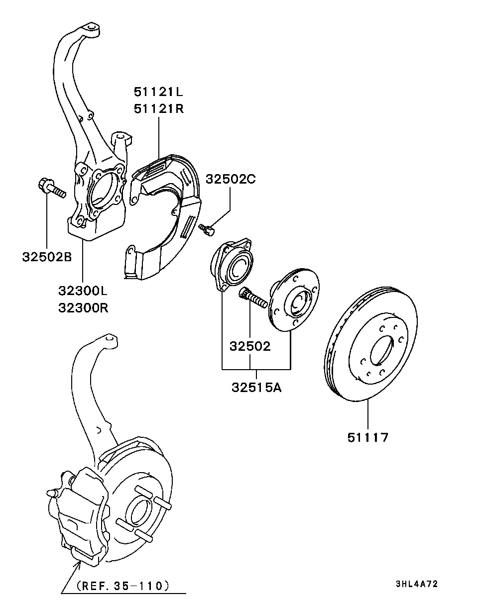 Proton MR475330 - Спирачен диск vvparts.bg