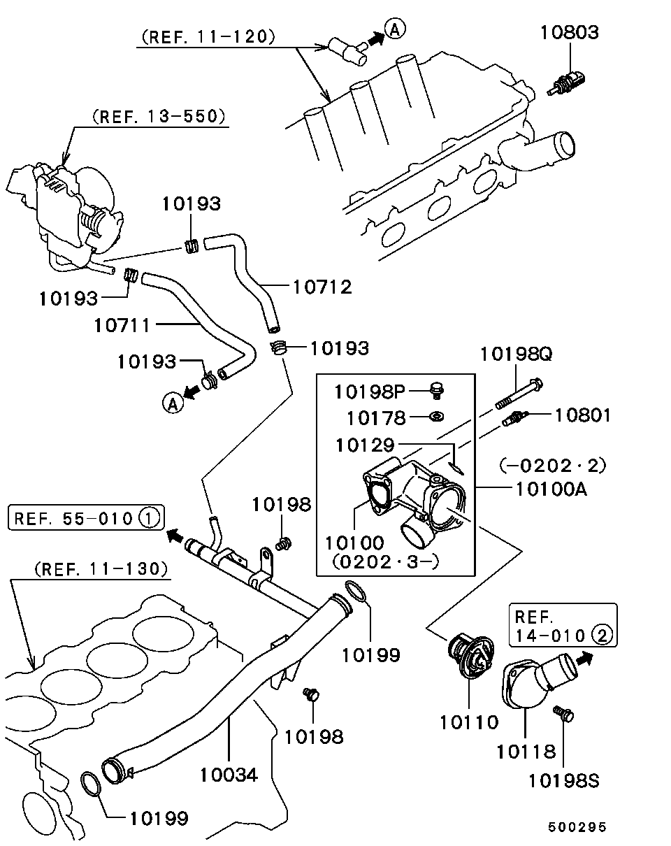 Proton MD338234 - Термостат, охладителна течност vvparts.bg