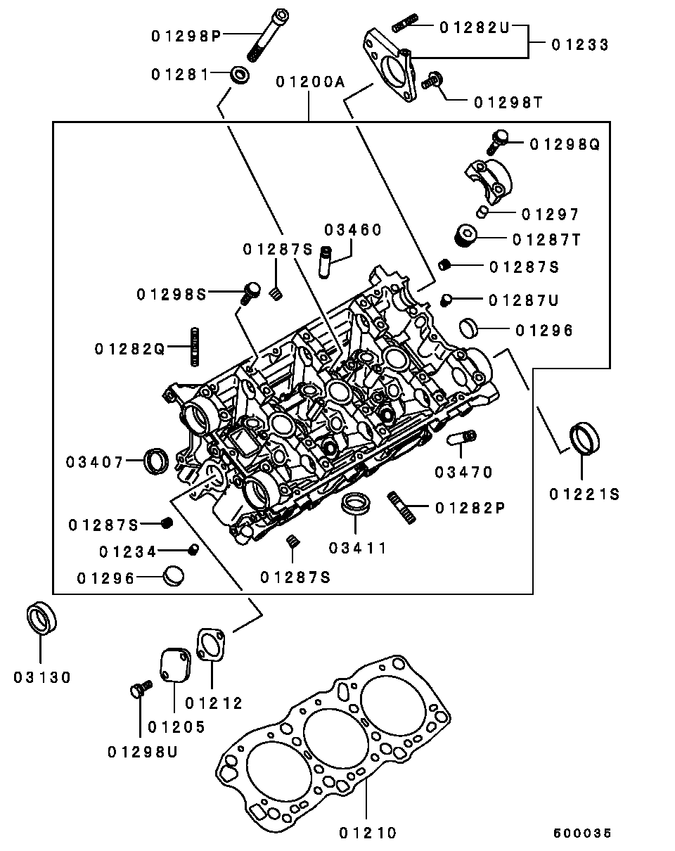 Mitsubishi MD15 2603 - Семеринг, разпределителен вал vvparts.bg