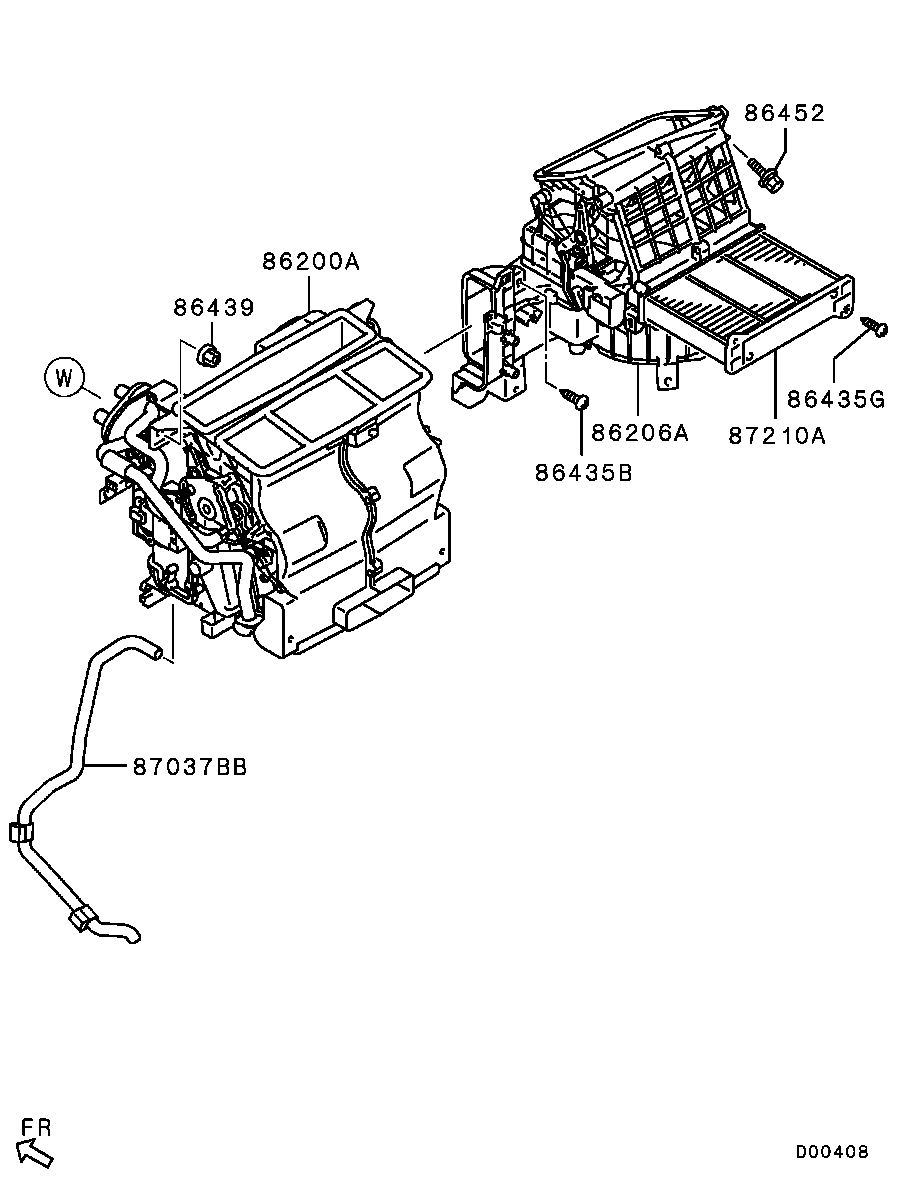 Mitsubishi 7803A084 - Филтър купе (поленов филтър) vvparts.bg