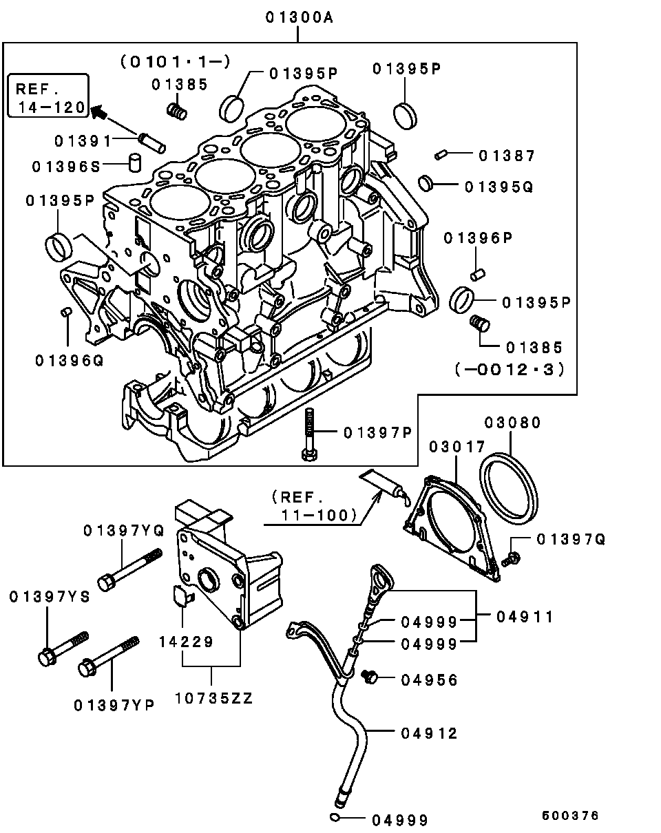 Mitsubishi MD359158 - Семеринг, колянов вал vvparts.bg