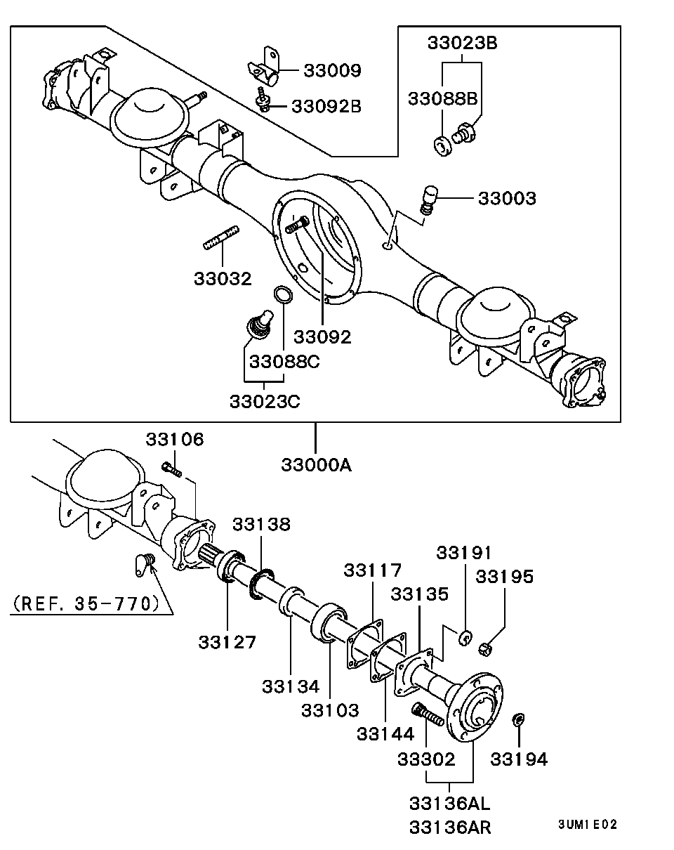 Mitsubishi MR430446 - Комплект колесен лагер vvparts.bg