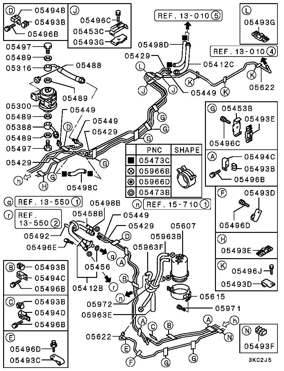 Daihatsu MB868452 - Горивен филтър vvparts.bg