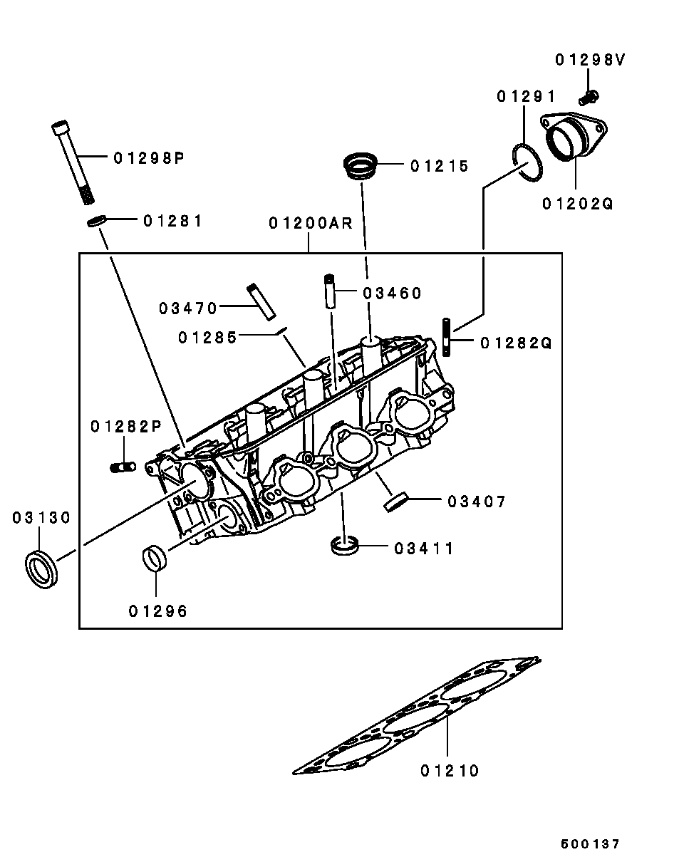 Mitsubishi MD133317 - Семеринг, разпределителен вал vvparts.bg