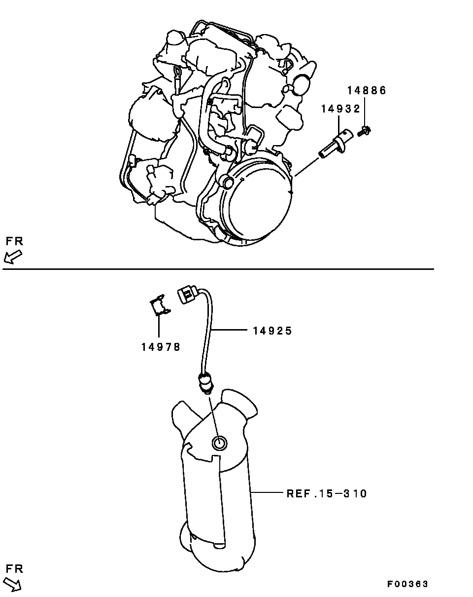 Mitsubishi 1588A001 - Ламбда-сонда vvparts.bg