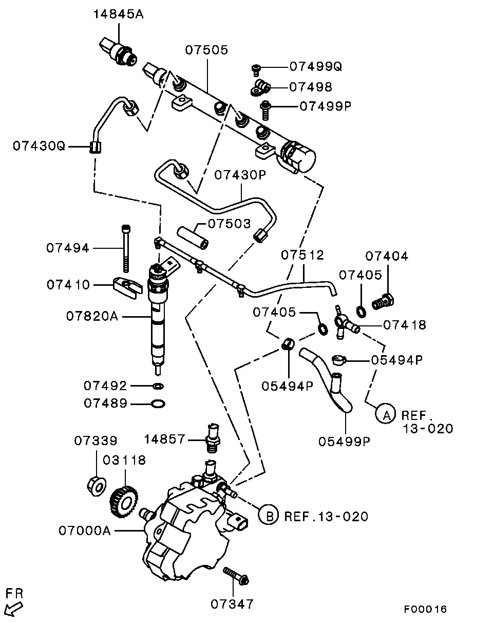 Mitsubishi MN960205 - Болт, дюьодържач vvparts.bg