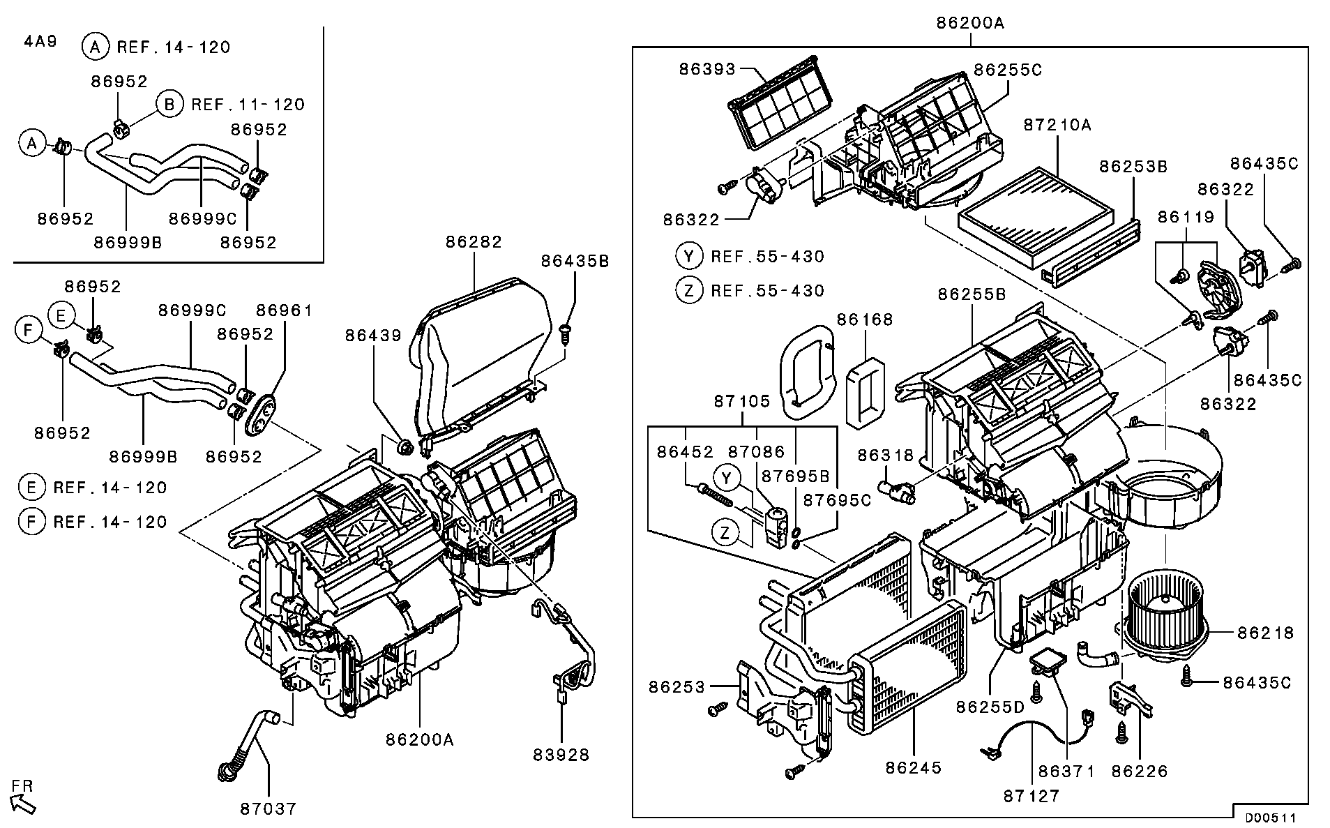 Mitsubishi 7803A109 - Филтър купе (поленов филтър) vvparts.bg