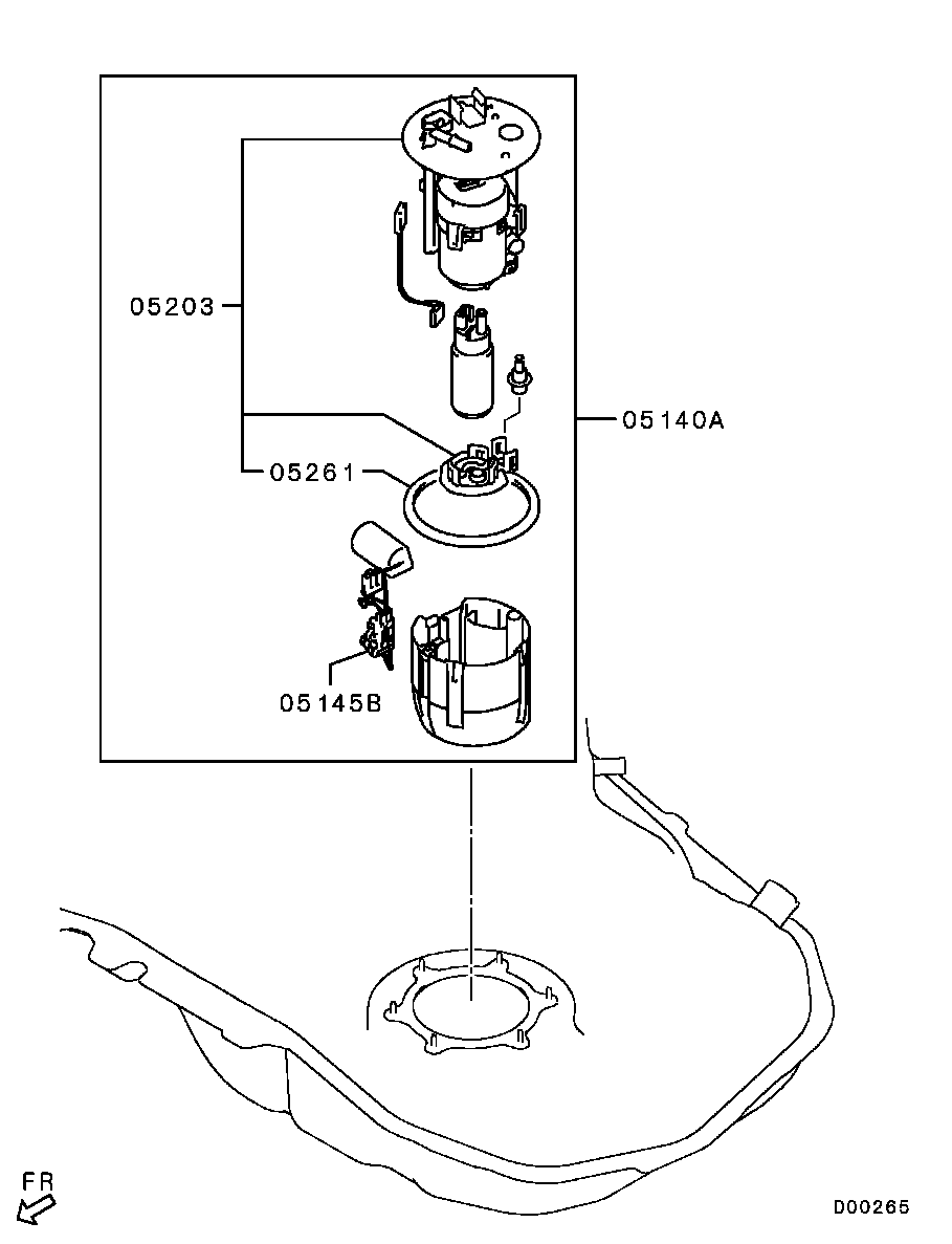 Mitsubishi 1770A106 - Горивен филтър vvparts.bg