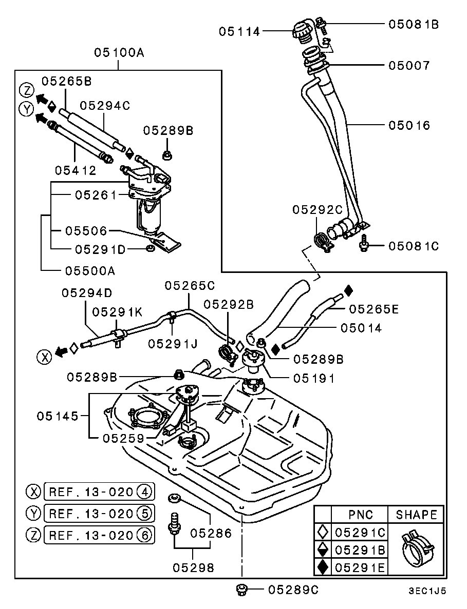 Chrysler MB91 2304 - Горивна помпа vvparts.bg