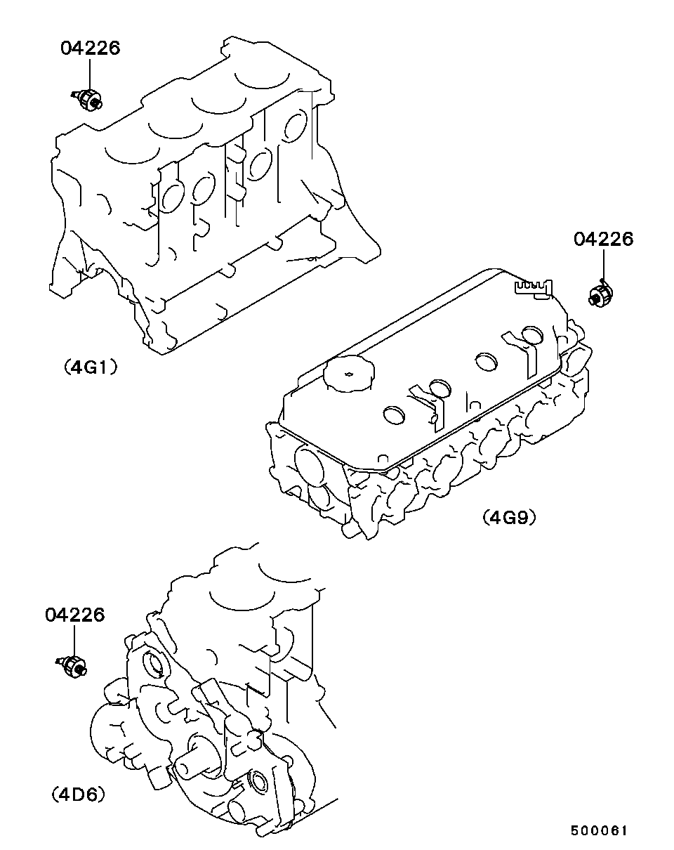 Fuso MD-138993 - Датчик, налягане на маслото vvparts.bg