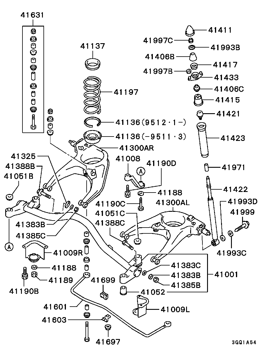 Mitsubishi MB663466 - Амортисьор vvparts.bg