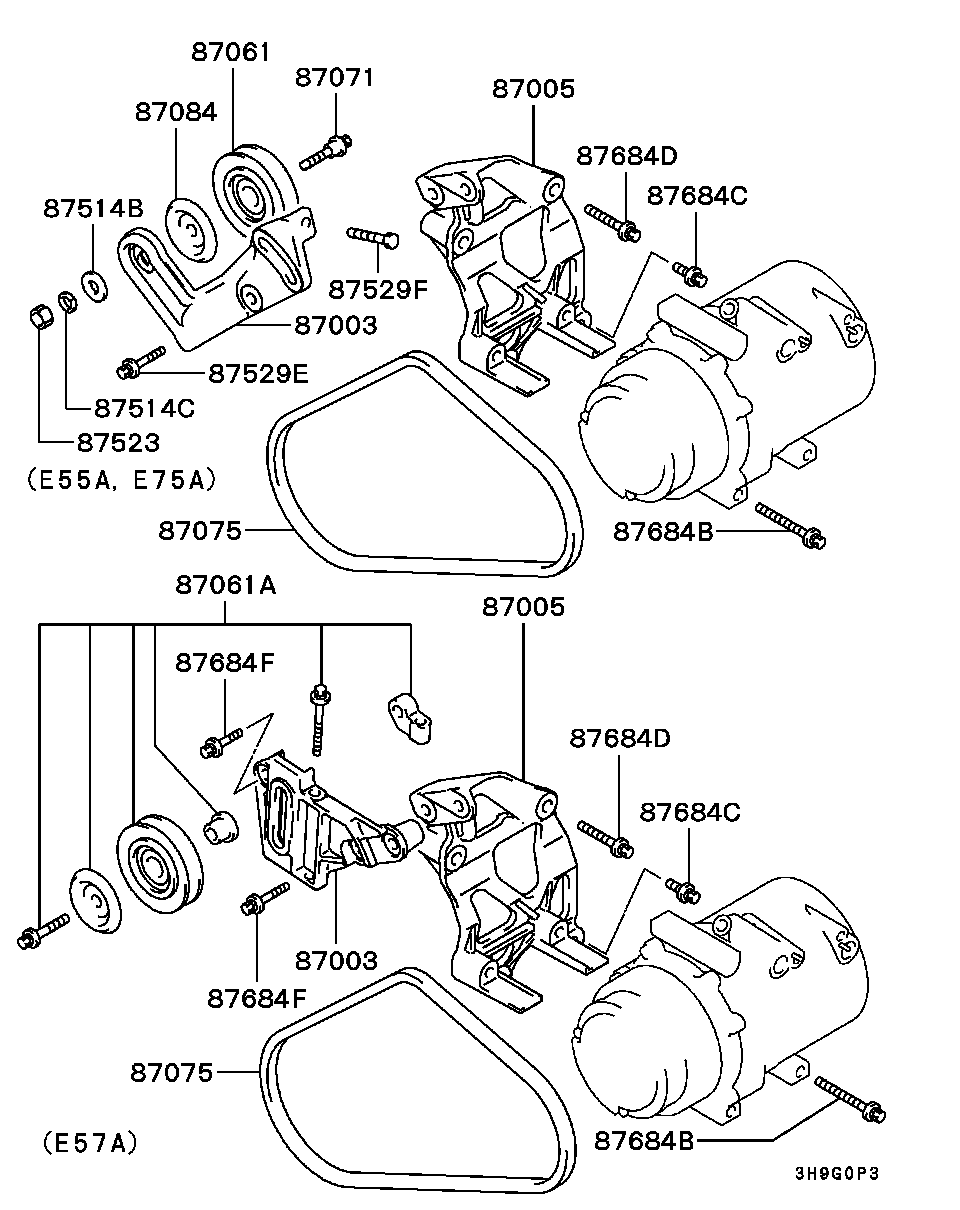 Chrysler MB568899 - Пистов ремък vvparts.bg