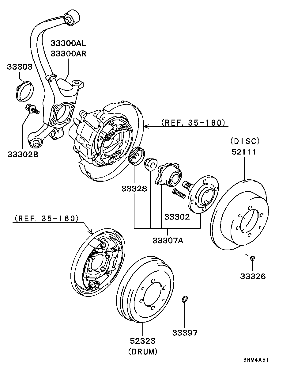 Mitsubishi MB864923 - Тампон, носач vvparts.bg