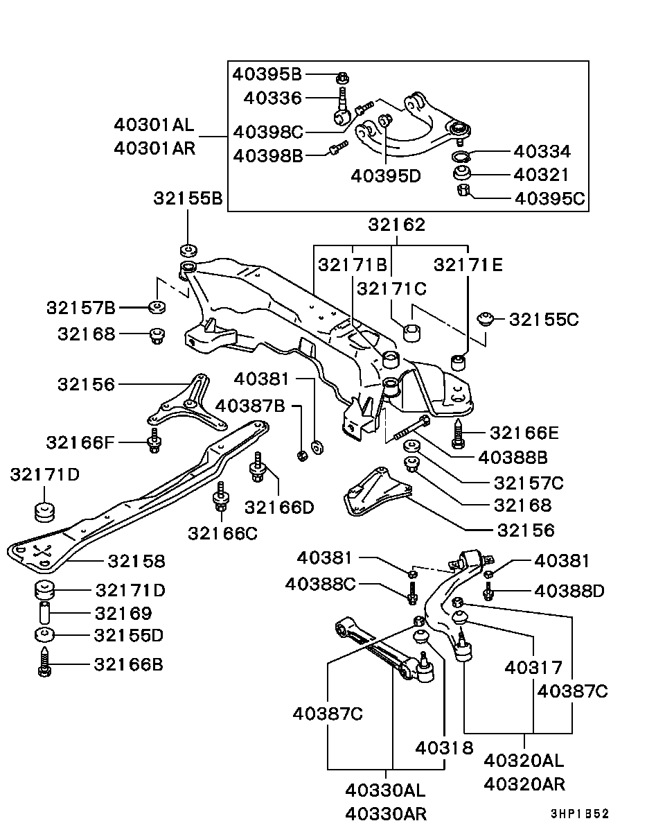 Mitsubishi MB912506* - Носач, окачване на колелата vvparts.bg