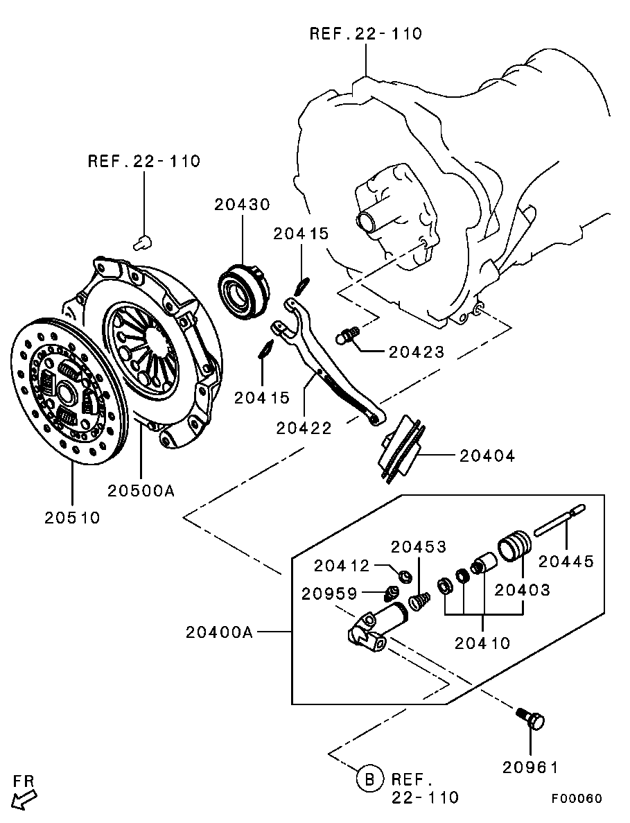 Mitsubishi MN171419 - Аксиален лагер vvparts.bg