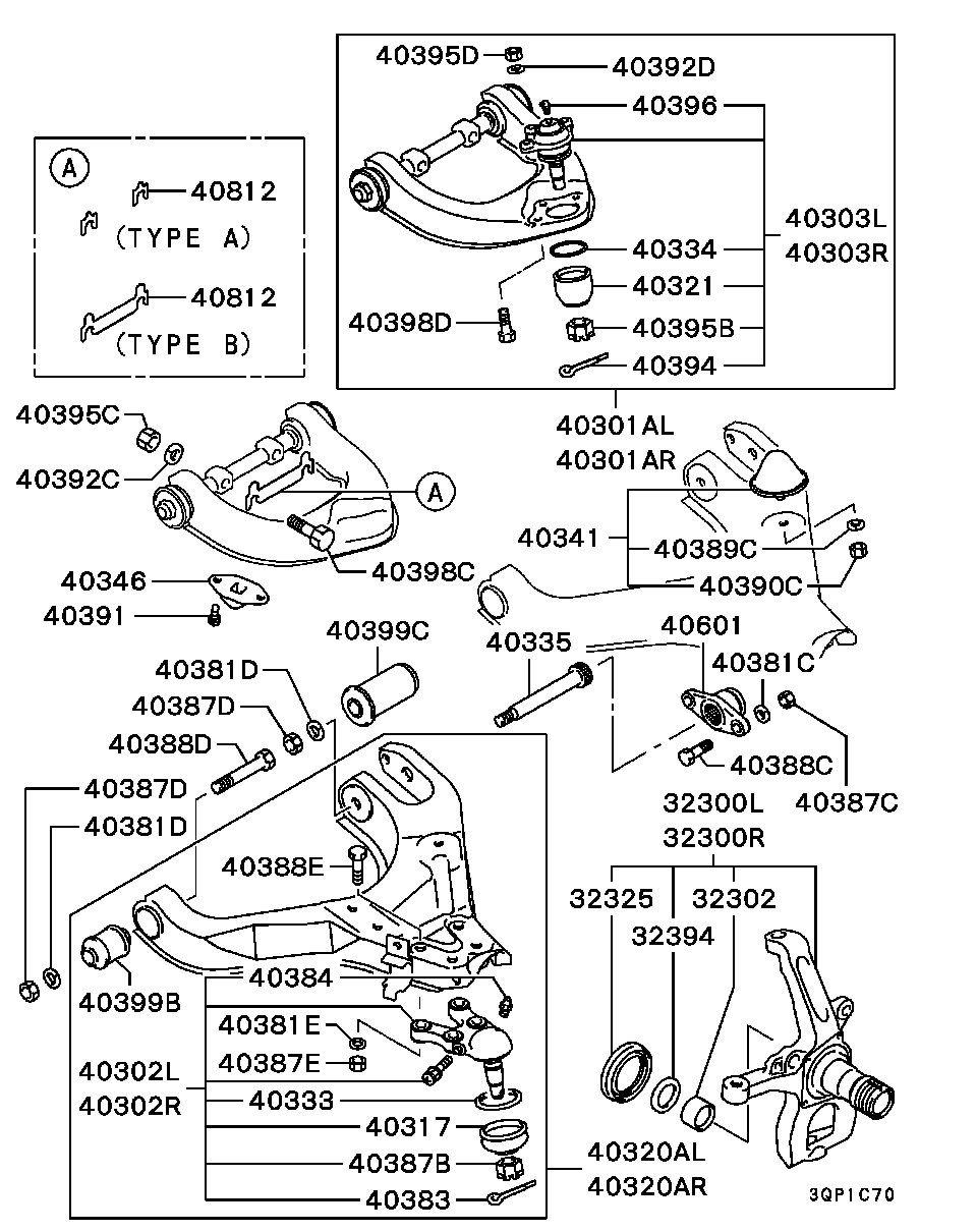 MAZDA MB860829 - Шарнири vvparts.bg