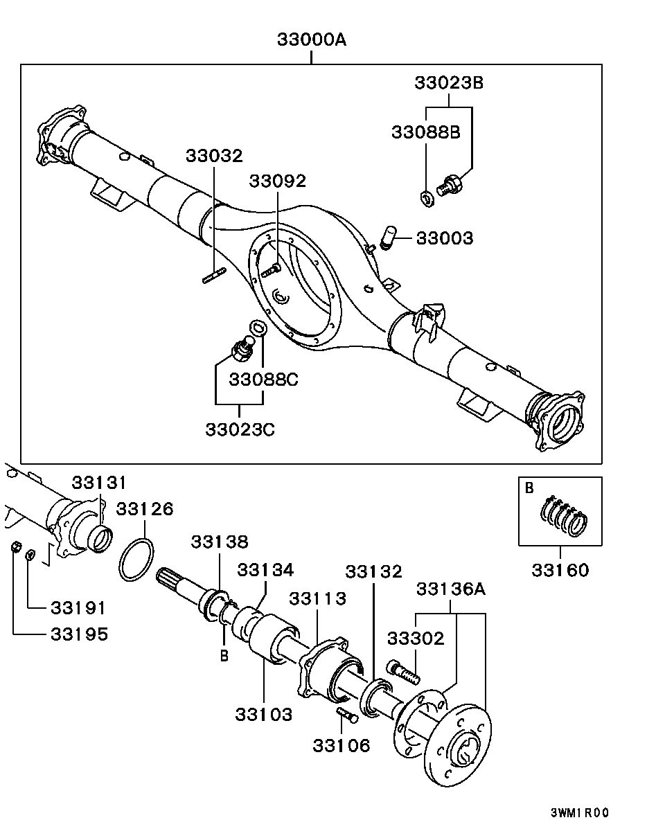 Mitsubishi MB092440 - Комплект колесен лагер vvparts.bg