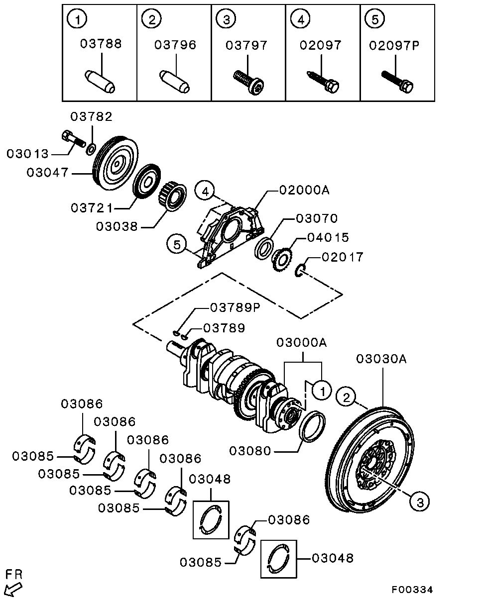 Mitsubishi MN982081 - Комплект ангренажен ремък vvparts.bg