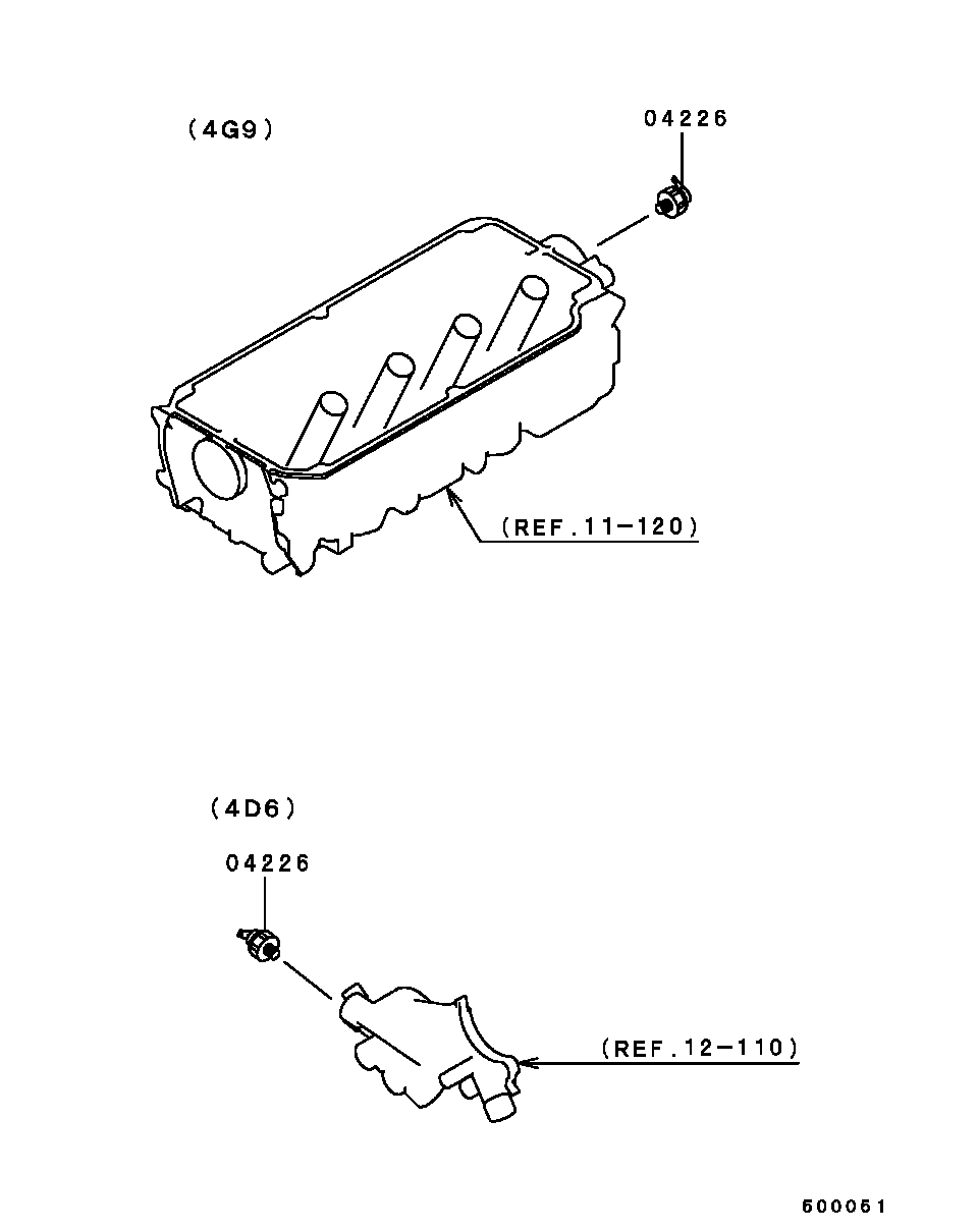 Mitsubishi MD-138994 - Датчик, налягане на маслото vvparts.bg