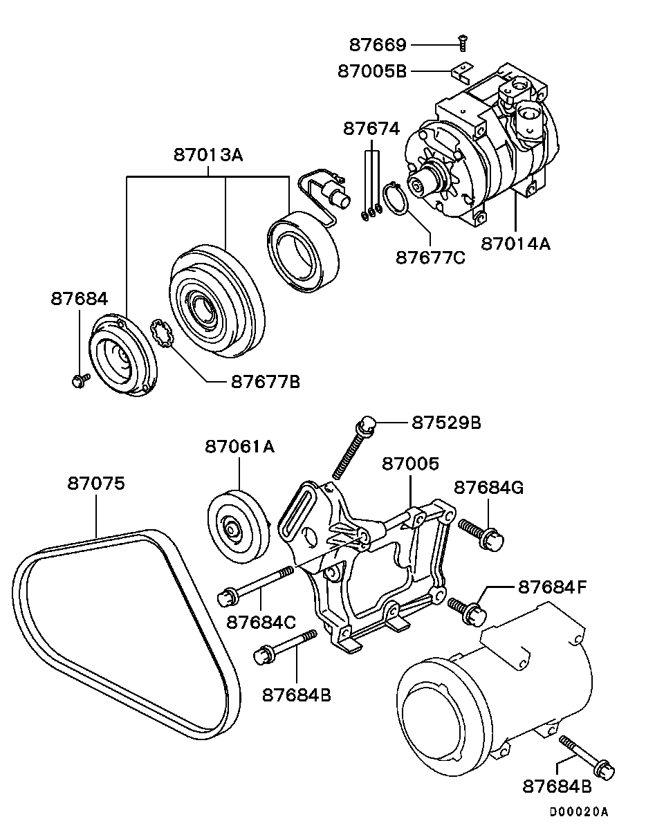 Mercedes-Benz MB298267 - Пистов ремък vvparts.bg