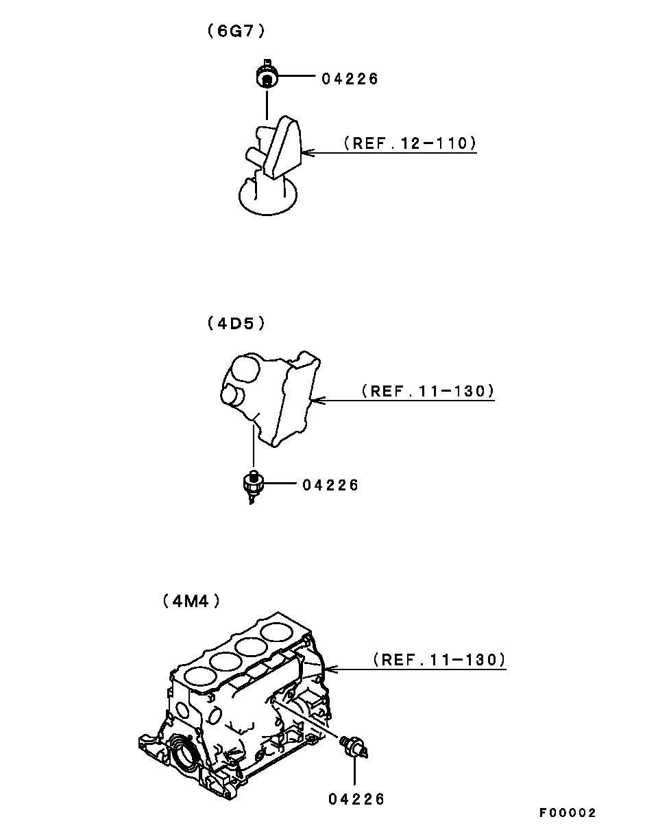 Mitsubishi MC-840219 - Датчик, налягане на маслото vvparts.bg