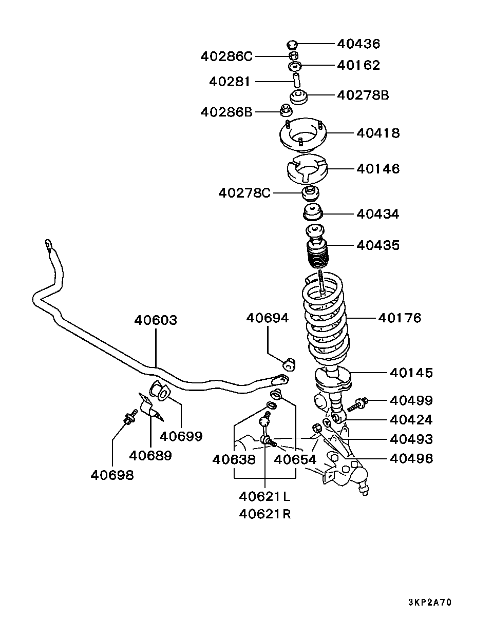 Mitsubishi MR374521 - Биалета vvparts.bg