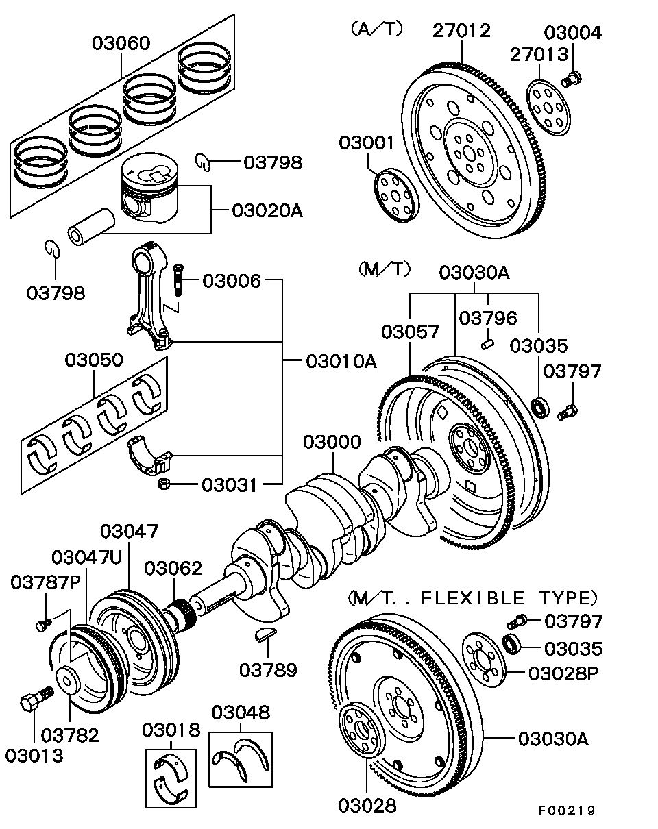 Mitsubishi MD374117 - Маховик vvparts.bg