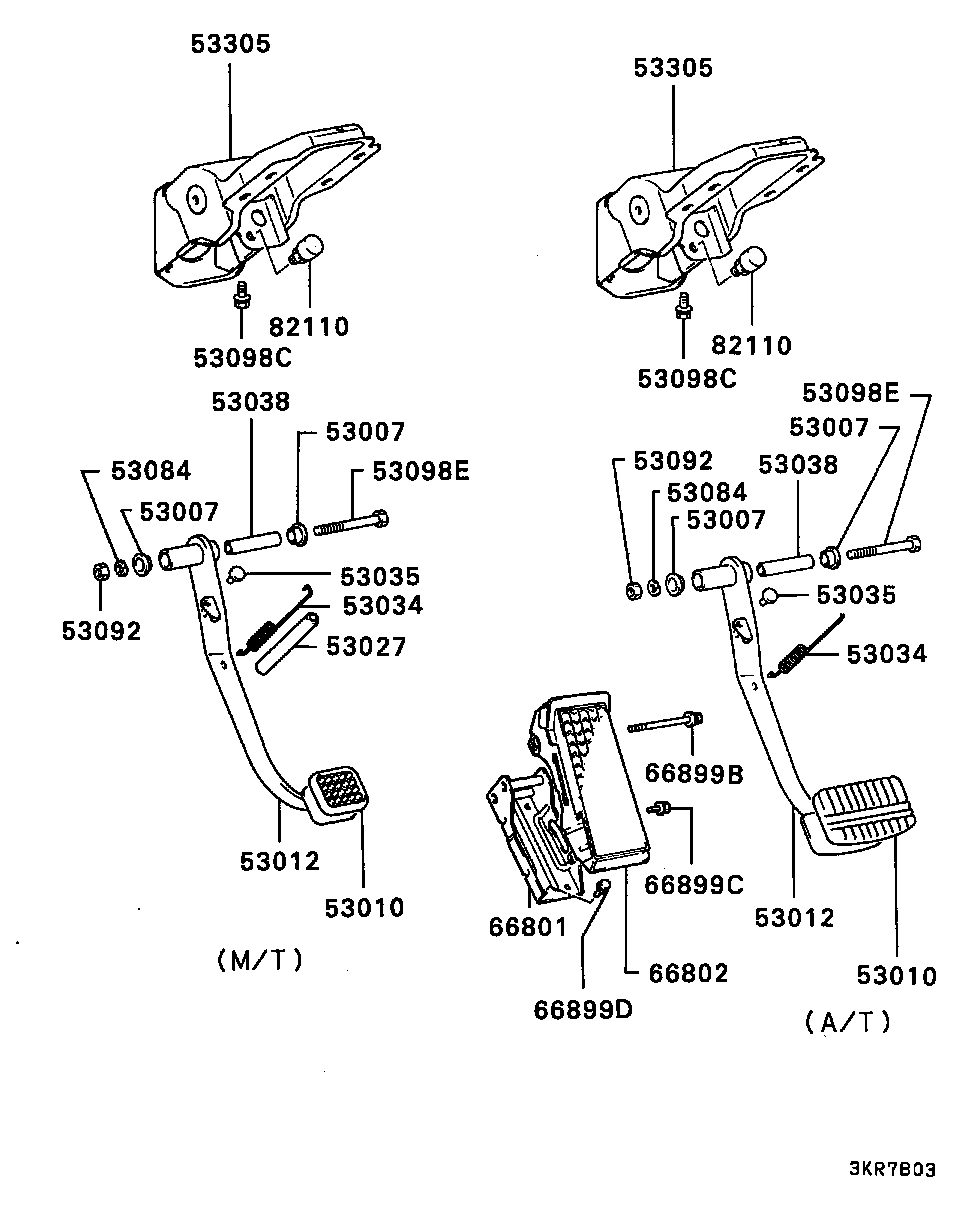 Mitsubishi MB-229024 - Ключ, задействане на съединителя (Geschwindigkeitsregelanlag vvparts.bg