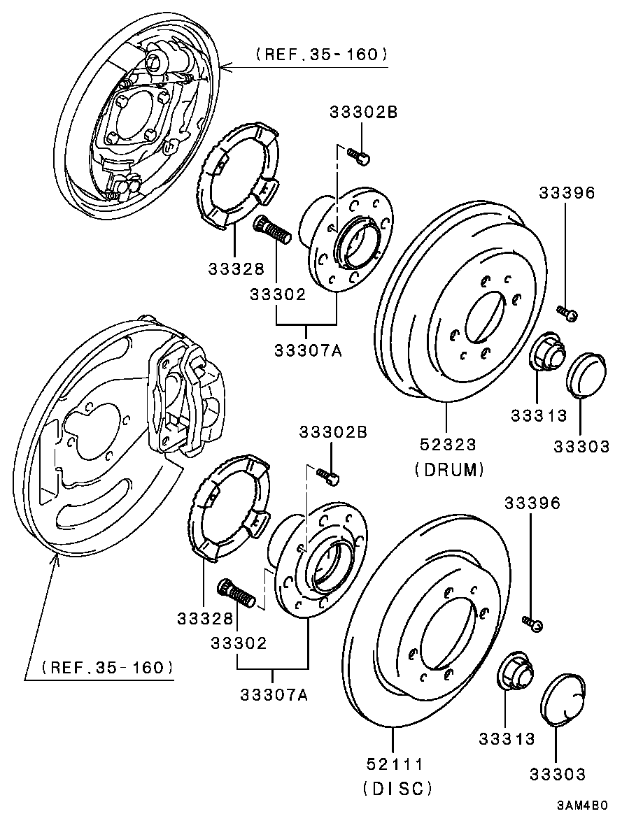 Mitsubishi MR913846 - Спирачен диск vvparts.bg