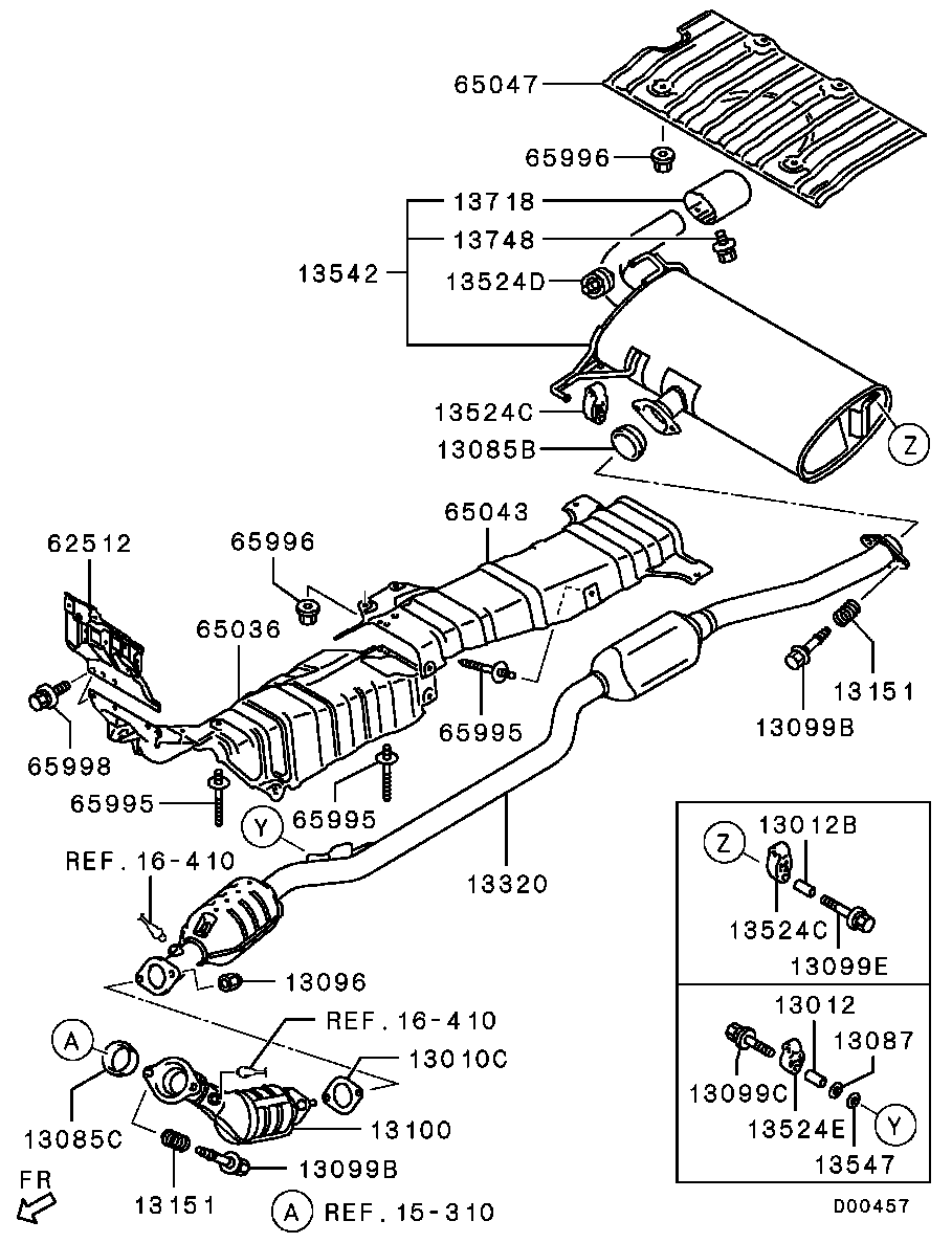 Mitsubishi (1570B175) - Средно гърне vvparts.bg